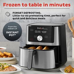 Instant™ Vortex™ Plus 4-quart Air Fryer with text Use up to 60% less energy
